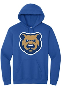 Summit Sportswear Iowa Cubs Mens Blue Primary Logo Long Sleeve Hoodie