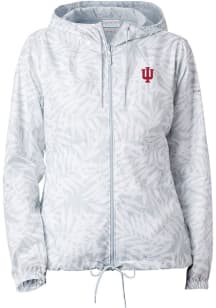 Columbia Indiana Hoosiers Womens White Heat Seal Flash Forward Light Weight Jacket