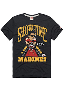 Patrick Mahomes Kansas City Chiefs Charcoal Showtime Signature Short Sleeve Fashion Player T Shirt