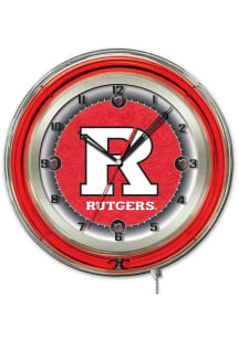 Rutgers Scarlet Knights 19in Neon Wall Clock