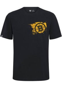 Levelwear Boston Bruins Black Focal Blasted Short Sleeve T Shirt