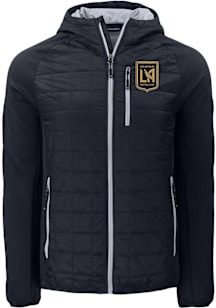 Cutter and Buck Los Angeles FC Mens Black Rainier PrimaLoft Hybrid Medium Weight Jacket