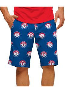 Loudmouth Golf Texas Rangers Mens Red Argyle Shorts