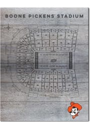 KH Sports Fan Oklahoma State Cowboys Seating Chart Sign