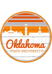 KH Sports Fan Oklahoma State Cowboys Uscape Circle Sign Sign