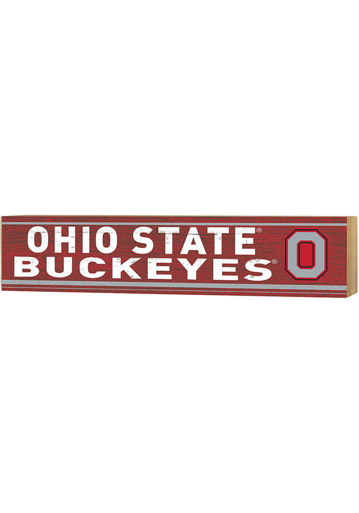 KH Sports Fan Ohio State Buckeyes Spirit Block Sign