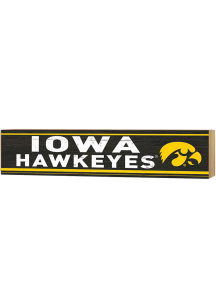 KH Sports Fan Iowa Hawkeyes Spirit Block Sign