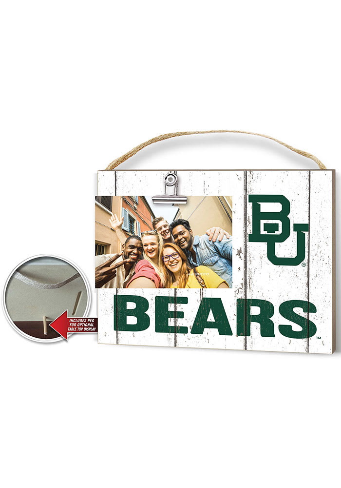 Baylor Bears Weathered Clip Picture Frame