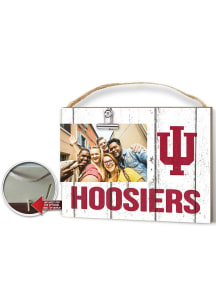 Indiana Hoosiers Weathered Clip Picture Frame