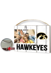 Iowa Hawkeyes Weathered Clip Picture Frame