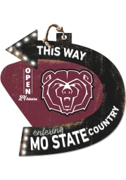 KH Sports Fan Missouri State Bears Arrow Sign