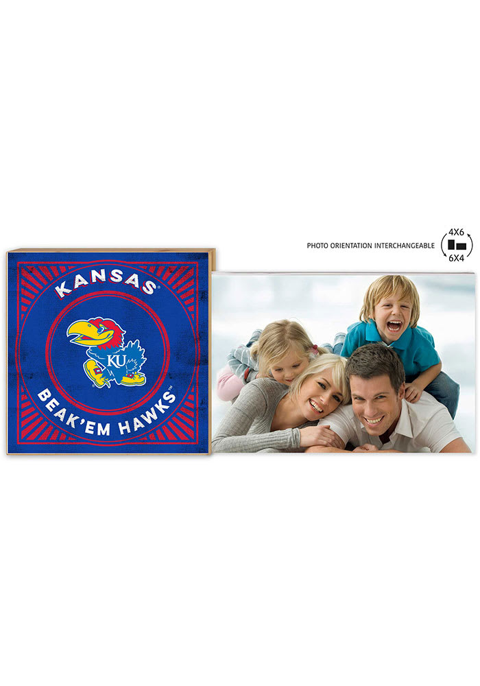 Kansas Jayhawks Floating Sign Picture Frame