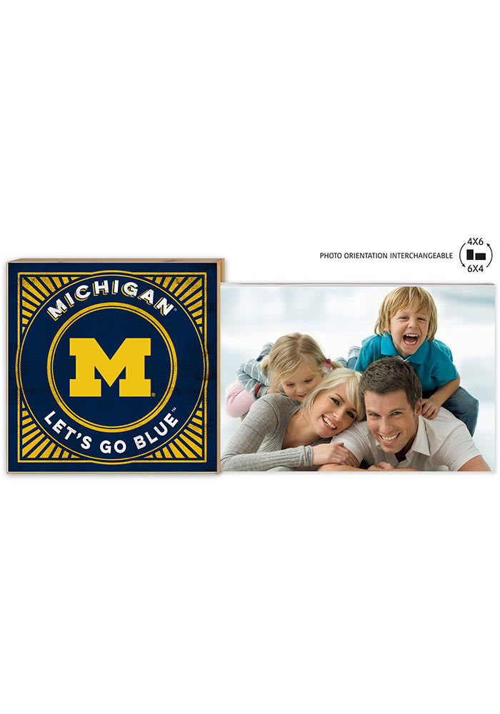 Michigan Wolverines Floating Sign Picture Frame