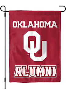 Oklahoma Sooners Alumni Garden Flag - Crimson