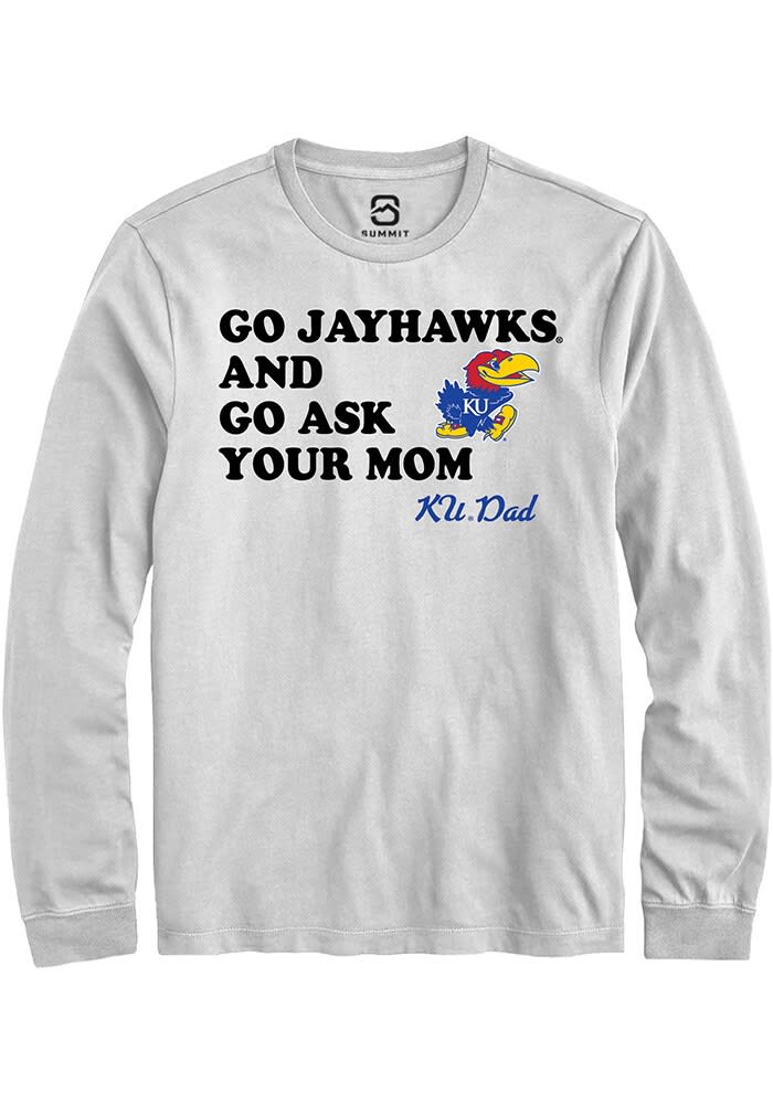 POWER TO THE PEAPLE スカジャン Summit Sportswear Kansas Jayhawks Go Ask Your Mom Long