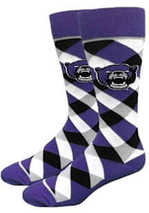 Central Arkansas Bears Graduate Argyle Mens Argyle Socks