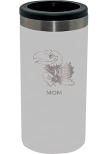 Kansas Jayhawks Mom 12oz Slim Stainless Steel Coolie