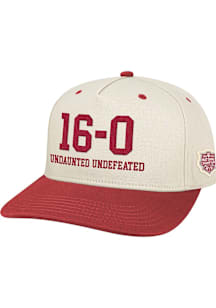 Indiana Hoosiers 2026 Undefeated National Champs HTA Adjustable Hat - Ivory