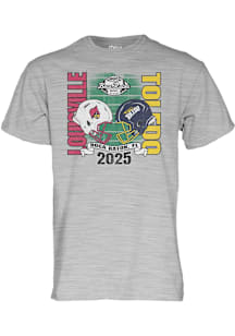 Blue 84 Louisville Cardinals Grey 2025 Boca Raton Short Sleeve T Shirt