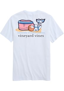 Vineyard Vines North Carolina Tar Heels White Basketball whale Short Sleeve T Shirt