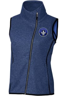 Cutter and Buck Montreal Impact Womens Blue Mainsail Asymmetrical Vest