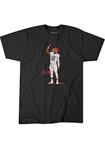 Shedeur Sanders Cleveland Brown Superstar Pose Short Sleeve Fashion Player T Shirt