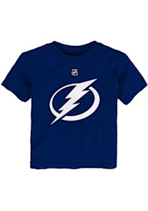 Tampa Bay Lightning Toddler Blue Primary Logo Short Sleeve T-Shirt
