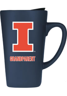 Navy Blue Illinois Fighting Illini 16oz Grandparent Soft Touch Ceramic Mug