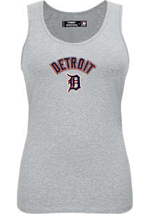 Pro Standard Detroit Tigers Womens Grey Classic Tank Top