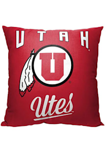 Utah Utes 18x18 Throw Pillow - Red