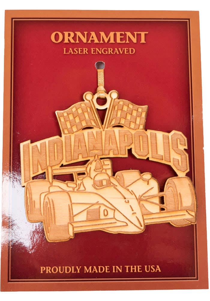 Indianapolis Indy 500 Wooden Ornament