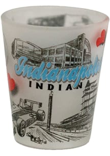 Indianapolis Frosted Shot Glass