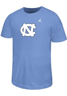 Nike North Carolina Tar Heels Youth Light Blue Primary Logo Short Sleeve T-Shirt