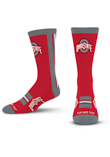 Ohio State Buckeyes Throwback Mens Crew Socks