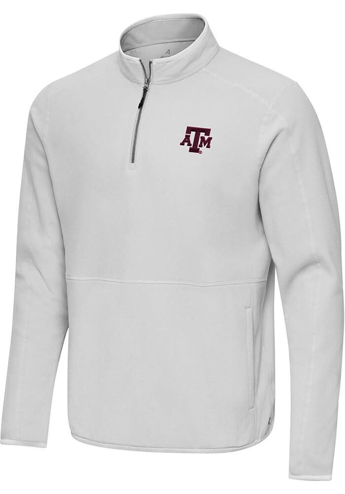 Antigua Texas A&M Aggies Mens ASH Step Up Pullover - 699561743