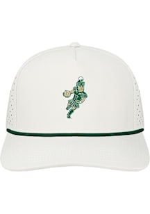 Michigan State Spartans Cut Above Sparty Basketball Adjustable Hat - White