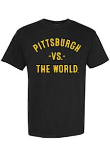 Pittsburgh Black Vs the world Short Sleeve Fashion T Shirt