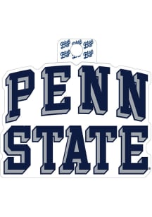 Navy Blue Penn State Nittany Lions Double Space Stickers