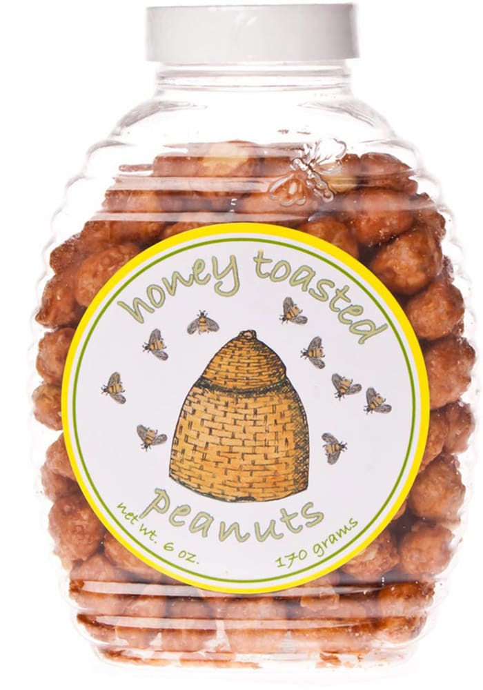 Kansas Honey Toasted 6oz Jar Peanuts Snack