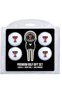 Texas Tech Red Raiders Divot Tool 4 Pack Golf Gift Set