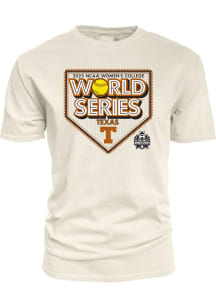 Texas Longhorns Ivory Womens College World Series Bound 2025 Short Sleeve T Shirt