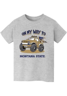 Vive La Fete Montana State Bobcats Youth Grey On My Way Short Sleeve T-Shirt