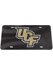 UCF Knights Black Metallic Logo Car Accessory License Plate
