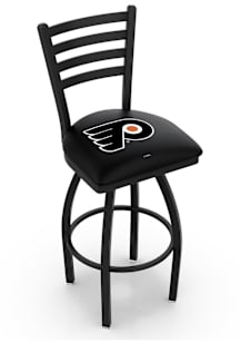 Philadelphia Flyers High Back Swivel Pub Stool - Black