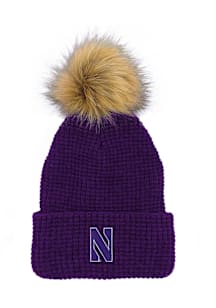 LogoFit Northwestern Wildcats Purple Belgian Womens Knit Hat