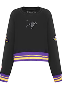 Pro Standard Prairie View A&M Panthers Womens Black Classic Crew Sweatshirt