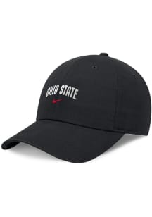 Nike Black Ohio State Buckeyes Club Cap Adjustable Hat