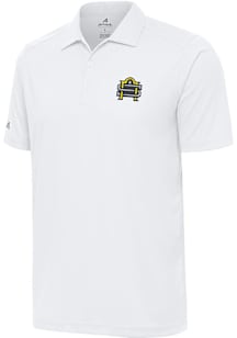 Antigua San Antonio Brahmas Mens White Alternate Tribute Short Sleeve Polo
