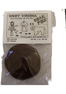 West Virginia Bear Pies Milk Chocolate Almonds Candy