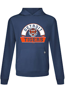 Levelwear Detroit Tigers Mens Navy Blue Relay Banner Arch Hood